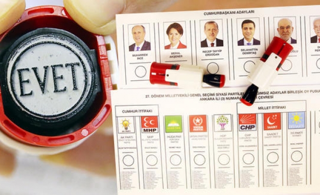 Türkiye geneli belli olan seçim sonuçları