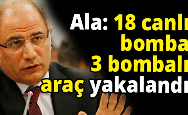 Türkiye'de 18 canlı bomba 3 bombalı araç yakalandı