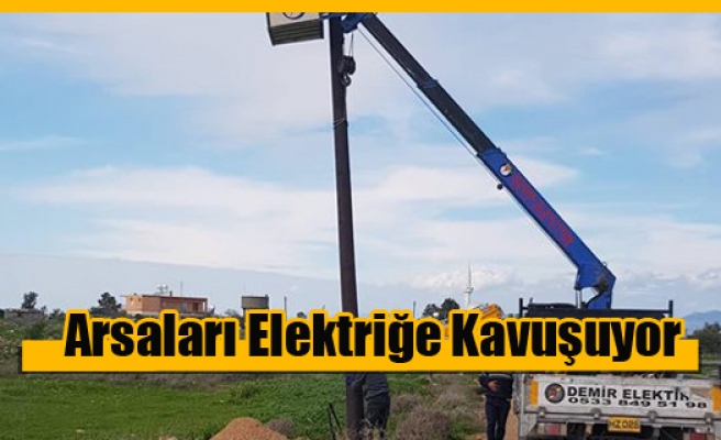 Türkmenköy Kırsal Kesim Arsaları Elektriğe Kavuşuyor
