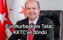 Cumhurbaşkanı Tatar, KKTC'ye döndü