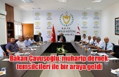 Bakan Çavuşoğlu, muharip dernek temsilcileri ile bir araya geldi