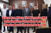 Bakan Şan, Kıbrıs Türk Taşınmaz Mal Değerlendirme Uzmanları Derneği Yönetim Kurulu üyelerini kabul etti