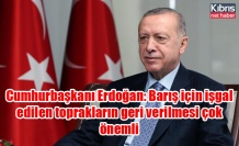 Cumhurbaşkanı Erdoğan: Barış için işgal edilen toprakların geri verilmesi çok önemli