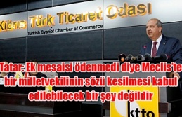 Tatar: Ek mesaisi ödenmedi diye Meclis’te bir milletvekilinin...