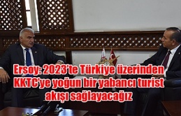Ersoy: 2023’te Türkiye üzerinden KKTC’ye yoğun...