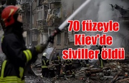 70 füzeyle Kiev'de siviller öldü