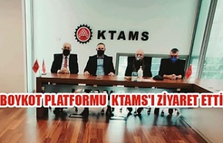 Boykot Platformu  KTAMS'ı ziyaret etti
