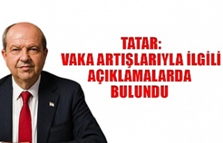 Cumhurbaşkanı Ersin Tatar: Vaka artışlarıyla...