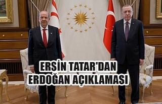 Ersin Tatar'dan Erdoğan açıklaması