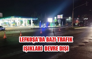 Lefkoşa'da Bazı Trafik Işıkları Devre Dışı