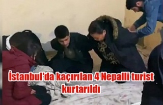 İstanbul'da kaçırılan 4 Nepalli turist kurtarıldı