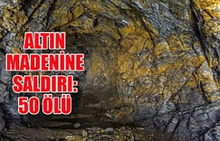 Kongo Demokratik Cumhuriyeti'nde altın madenine...
