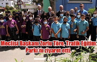 Meclisi Başkanı Zorlu Töre, Trafik Eğitim Parkı’nı...