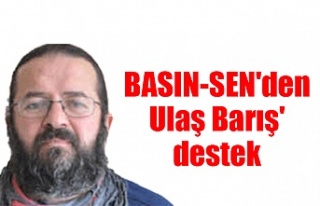 BASIN-SEN'den Ulaş Barış' destek