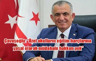 Çavuşoğlu: “Özel okulların eğitim harçlarına...