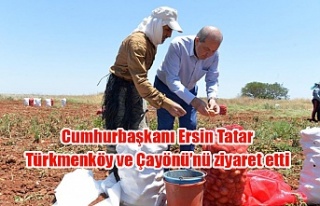 Cumhurbaşkanı Ersin Tatar Türkmenköy ve Çayönü’nü...