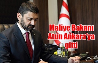 Maliye Bakanı  Atun Ankara’ya gitti