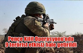 Pençe Kilit Operasyonu'nda 9 terörist etkisiz...