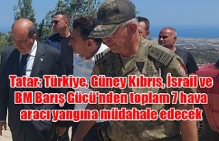 Tatar: Türkiye, Güney Kıbrıs, İsrail ve BM Barış...