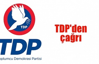 TDP'den çağrı