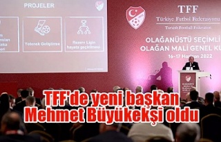 TFF'de yeni başkan Mehmet Büyükekşi oldu