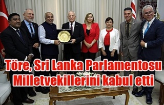 Töre, Sri Lanka Parlamentosu Milletvekillerini kabul...