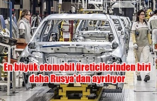 En büyük otomobil üreticilerinden biri daha Rusya'dan...