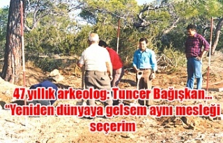 47 yıllık arkeolog: Tuncer Bağışkan… Yeniden...