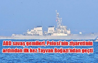ABD savaş gemileri, Pelosi'nin ziyaretinin ardından...