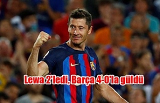 Lewa 2'ledi, Barça 4-0'la güldü