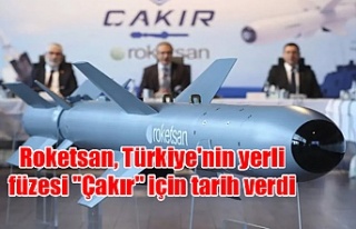 Roketsan, Türkiye'nin yerli füzesi ''Çakır''...