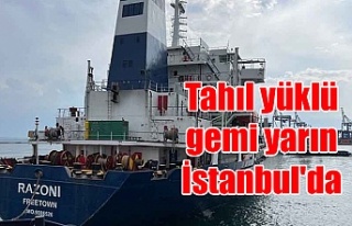 Türkiye MSB, tahıl yüklü geminin yarın İstanbul'da...