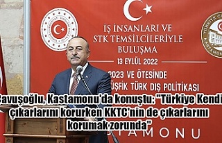 Çavuşoğlu, Kastamonu'da konuştu: "Türkiye...