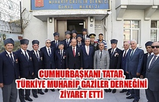 Cumhurbaşkanı Tatar, Türkiye Muharip Gaziler Derneğini...
