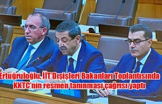 Ertuğruloğlu, İİT Dışişleri Bakanları Toplantısında...