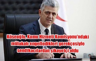 Köseoğlu, Kamu Hizmeti Komisyonu’ndaki mülakatı...