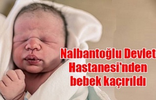 Nalbantoğlu Devlet Hastanesi'nden bebek kaçırıldı