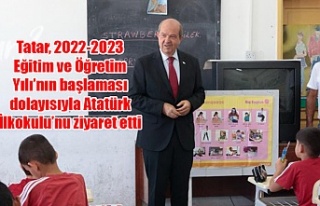 Tatar, 2022-2023 Eğitim ve Öğretim Yılı’nın...