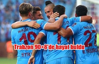 Trabzon 90+8'de hayat buldu