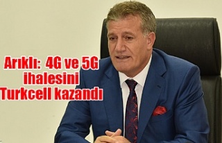 Arıklı: 4G ve 5G ihalesini Turkcell kazandı