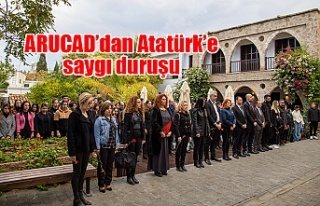 ARUCAD’dan Atatürk’e saygı duruşu