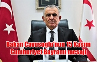 Bakan Cavusoglu’nun 15 Kasım Cumhuriyet Bayramı...