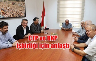 CTP ve BKP işbirliği için anlaştı
