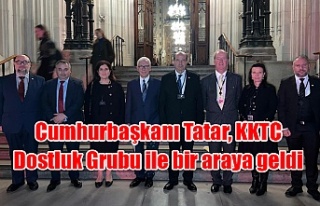 Cumhurbaşkanı Tatar, KKTC Dostluk Grubu ile bir...