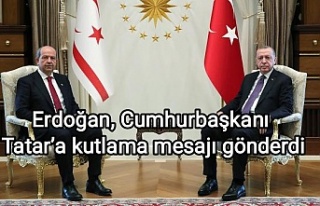 Erdoğan, Cumhurbaşkanı Tatar’a kutlama mesajı...