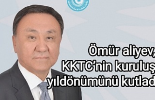 Ömür aliyev, KKTC’nin kuruluş yıldönümünü...