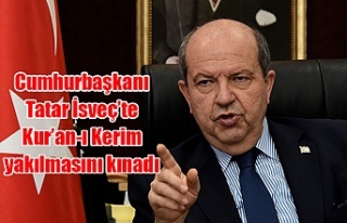 Cumhurbaşkanı Tatar İsveç’te Kur’an-ı Kerim...