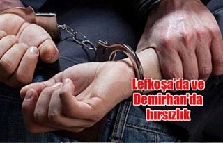 Lefkoşa’da ve Demirhan'da hırsızlık