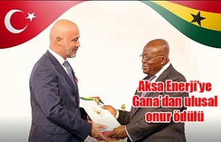Aksa Enerji’ye Gana’dan ulusal onur ödülü