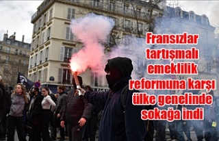 Fransızlar tartışmalı emeklilik reformuna karşı...
